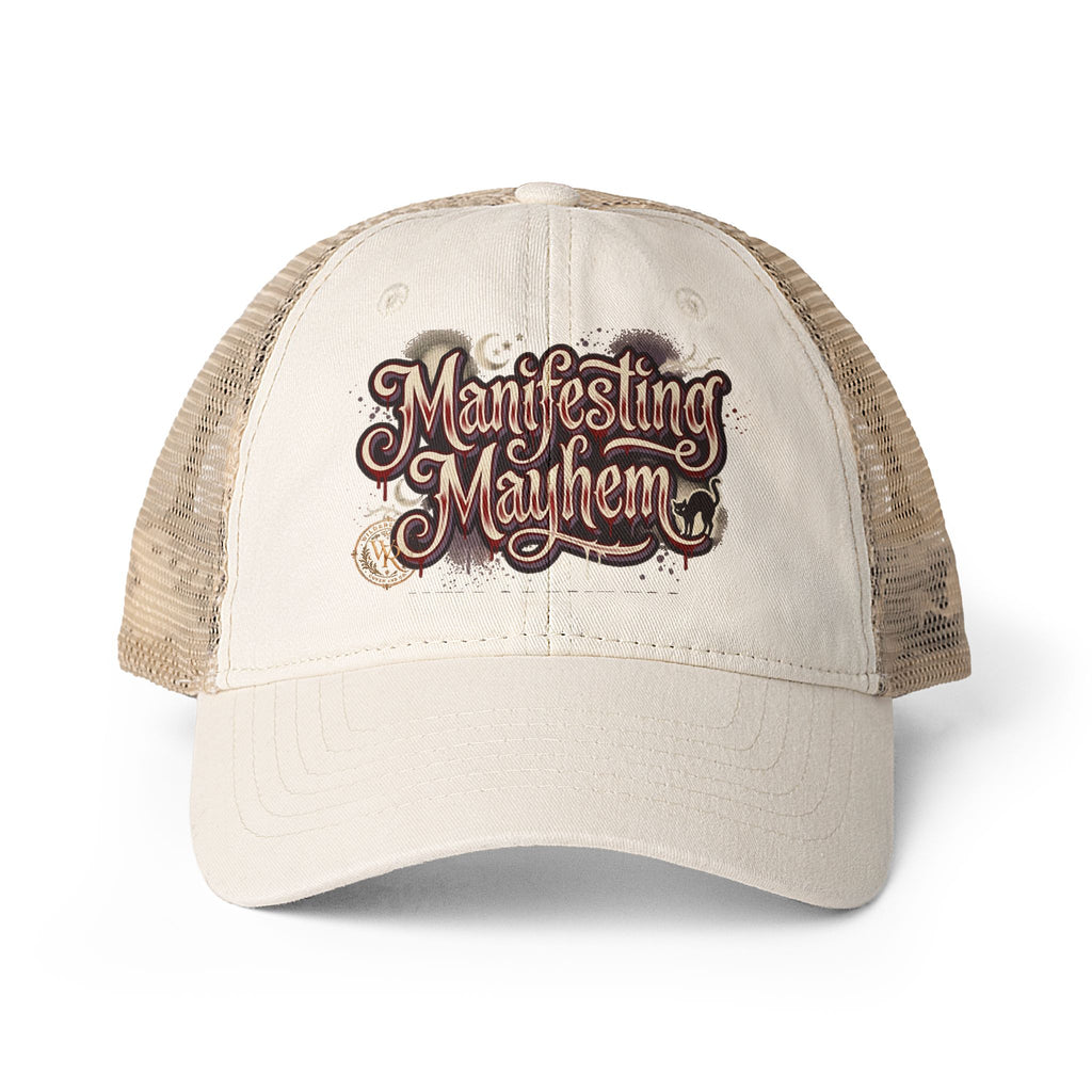 Women's Washed Mesh-Back Cap