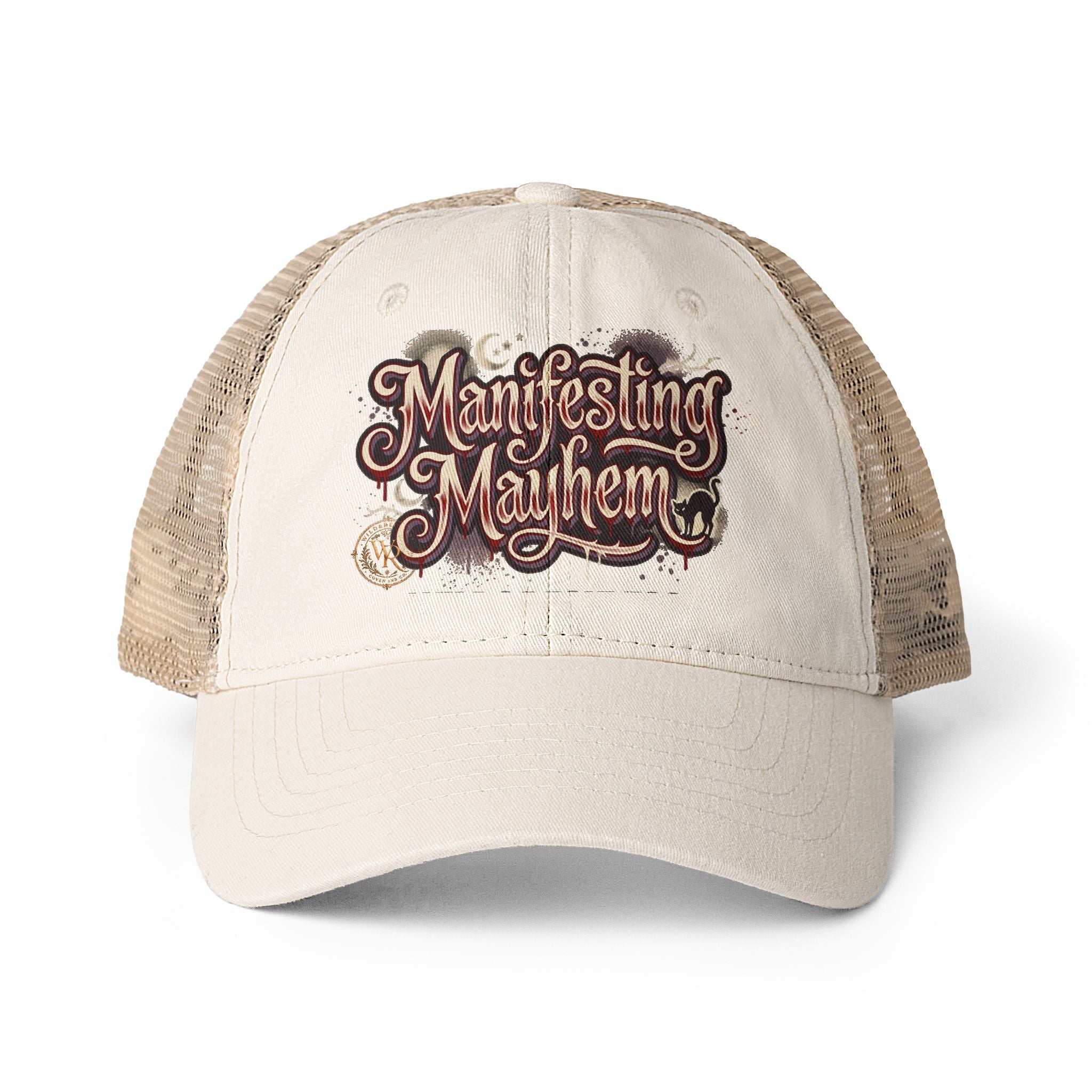 Women's Washed Mesh-Back Cap